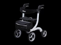 Rollator NITRO M m.Stockhalter,u.Stoff/Netztasche,weiß,