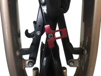 Rollator NITRO mit Stockhalter Stoff-/ Netztasche>>>>Farbe: weiß Gr. M
