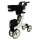 Rollator NITRO mit Stockhalter Stoff-/ Netztasche>>>>Farbe: weiß Gr. M