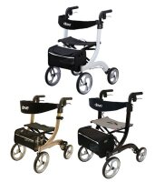 Rollator NITRO mit Stockhalter Stoff-/...