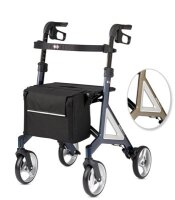 Rollator ALEVO ALU m.,Rückengurt,Tasche,platin,