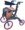 Alu-Outdoor-Rollator T REXX m.Tasche classic-schwarz,