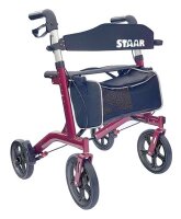 Alu-Reise-Rollator Staar m.,Tasche pacific-blau,