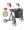 Rollator SERVER HD SH62 m.,Stockhalter u.Tasche anthrazit,