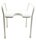 Duschhocker mit Armlehnen und Ausschnitt höhenverstellbar weiß>>>>