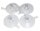Sauger-Set für Badewannenlifter Bellavita (4 schwenkbare Sauger), transparent>>>>