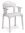 Duschstuhl SWIFT m.Armlehnen u,.Ausschnitt SH44-59cm,grau,