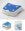 Badewannentritt SKY 50 x 40 x 10cm, weiß/blau>>>>