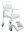 Clean Dusch-Toilettenrollstuhl,lagoon,SH49cm(Etac),