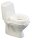 Toilettensitzerhöhung Hi-Loo mit Klammern, ohne Deckel>>>>Ausf.: Höhe 6 cm