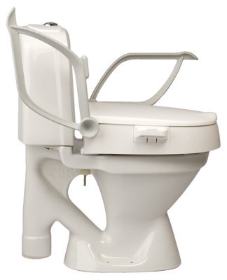 Toilettensitzerhöhung Cloo m.,Armlehnen,höhenv.6,10 o.14cm,