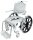 Swift Mobil 24"-2 Dusch-Toil.-,Rollstuhl m.Eimerhalter,grau,