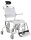 Swift Mobil Tilt-2 Dusch-Toil.,-Rollstuhl m.Eimerhalter,grau,