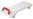 Badebrett BENNY,35x69cm,m.Handgriff rot(Drive Medical),