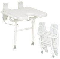 Duschklappsitz DKS 130 mit Ausschnitt,weiß>>>>