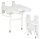Duschklappsitz DKS 130 mit Ausschnitt,weiß>>>>