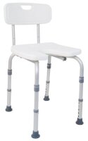 Duschstuhl DH 135 mit Ausschnitt,weiß>>>>