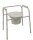 Toilettenstützgestell TSG 130 mit Eimer, Spritzschutz und Armlehnen>>>>