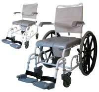 Dusch-Toilettenrollstuhl,DuoMotion 5"Räder,