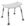Duschhocker DURO KD mit Haltegriffen im Sitz, weiß>>>>