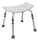 Duschhocker DURO KD mit Haltegriffen im Sitz, weiß>>>>