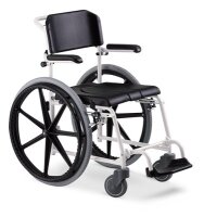 Dusch- und Toilettenrollstuhl McWet, 24"Zoll,feste...