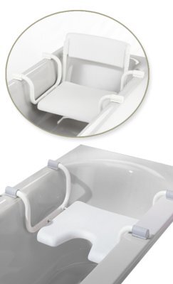 Badewannensitz DuBaStar mit Rückenlehne,weiß>>>>