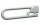 Sicherheitsklappgriff 74cm,weiß(Provex),