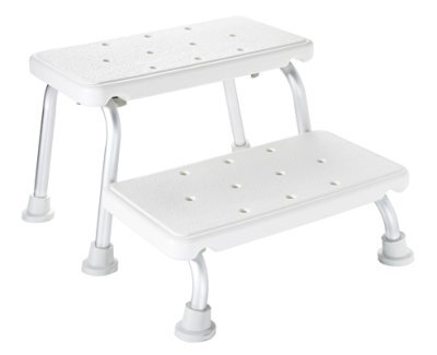 Zweistufenschemel Sam Aluminium,weiß 42 x 22,5 x 27 cm>>>>
