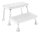 Zweistufenschemel Sam Aluminium,weiß 42 x 22,5 x 27 cm>>>>