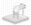 Duschklappsitz varioporto,(delficare),