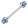 Saughaltegriff STILEO, blau-weiß>>>>55 cm