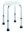 Duschhocker DH 40 Round höhenverstellbar, weiß>>>>