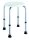 Duschhocker DH 40 Round höhenverstellbar, weiß>>>>