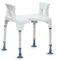 Duschhocker AQUATEC PICO mit Hygieneausschnitt...