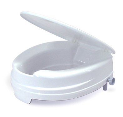 Toilettensitzerhöhung Relaxon,Basic o.Arml.,m.Deckel(Dietz),