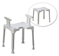 Duschhocker-Serie TAYO weiß>>>>Ausf.:...