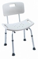 Invacare Duschstuhl H296 Cadiz mit Rückenlehne,...