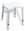 Duschhocker AQUATEC DOT mit 2 Auschnitten SH 40-55cm,...