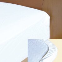 Spannbettbezug Folie, weiß>>>>100 x 200 cm