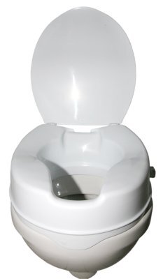 Toilettensitzerhöhung>>>>Ausf.: mit Deckel 7 cm