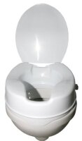 Toilettensitzerhöhung>>>>Ausf.: mit Deckel 10 cm