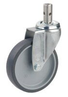 Rad für Toilettenrollstuhl 125mm Durchmesser>>>>
