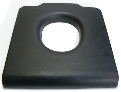 Toilettenstuhl-Weichsitz-Auflage PU,schwarz(MPB Pieper)