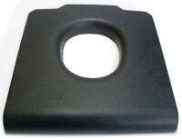 Toilettenstuhl-Weichsitz-Auflage PU,schwarz(MPB Pieper)