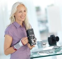 Actimove ManuMotion Aktivband.,weiß/grau/rot rechts...