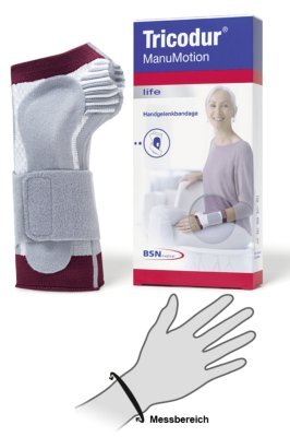 Tricodur ManuMotion Aktivband.anthrazit rechts Gr.XS
