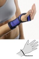 Bort Handgelenkst.m.Aluschienelinks blau Gr.XL