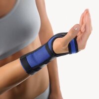 Bort Handgelenkst.m.Aluschienelinks blau Gr.XL