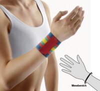 Bort Handgelenksbandage,m.Klettverschl.bunt Gr.I,